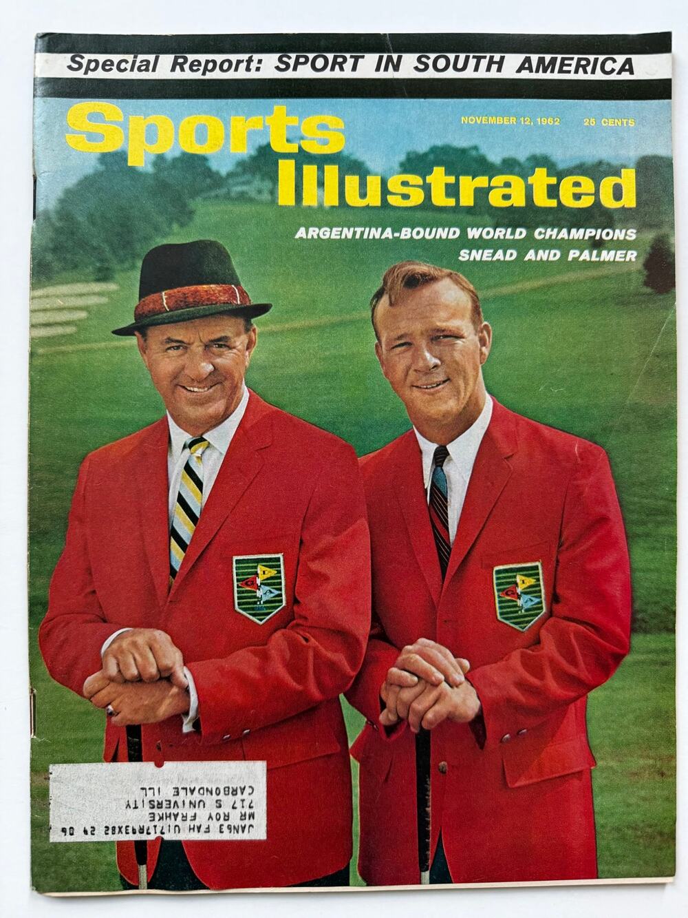 1962 Golf Sports Illustrated Ben Hogan, Arnold Palmer Magazine, Masters, PGA